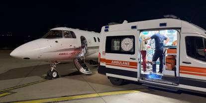 Yenidoğan Bebek Şırnak’tan Ankara’ya  Ambulans Uçakla Sevk Edildi