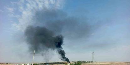 Petrol Sahasında Yangın: 2 Kişi Dumandan Etkilendi