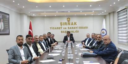 Şırnak TSO’da Seçim Sonrası İlk Meclis Toplantısı Yapıldı