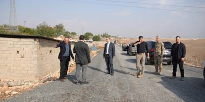 Kaymakam Baycar, Aşağıkonak Yolu’ndaki Asfalt Çalışmalarını İnceledi