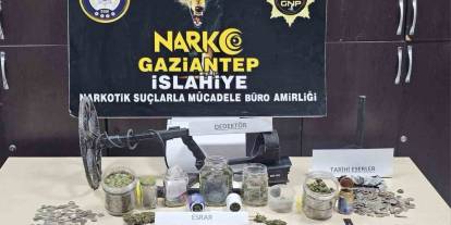 Gaziantep’te 495 Adet Tarihi Eser Sikke Ele Geçirildi: 1 Gözaltı