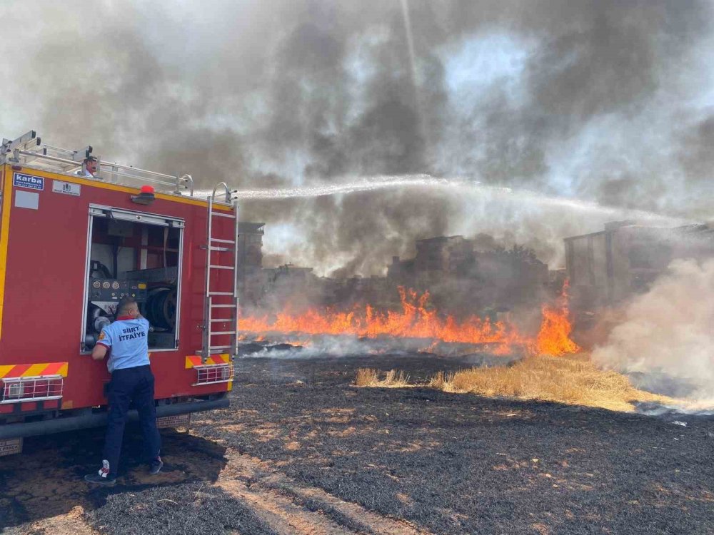 130 Dekar Tarım Arazisi Küle Döndü