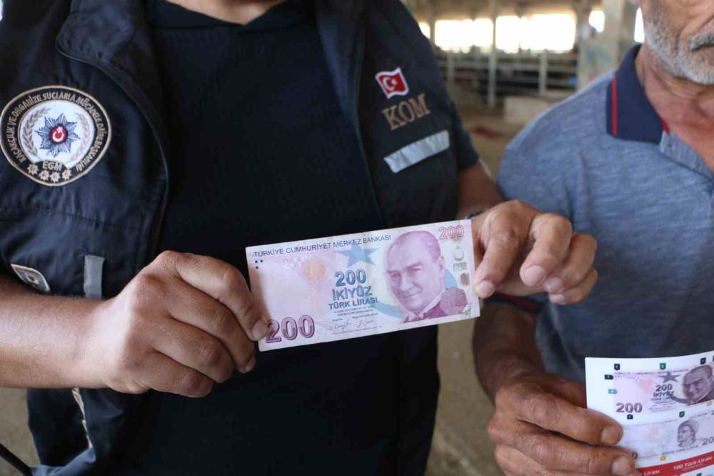 Canlı Hayvan Borsası’nda Satıcılar Sahte Para Konusunda Bilgilendirildi