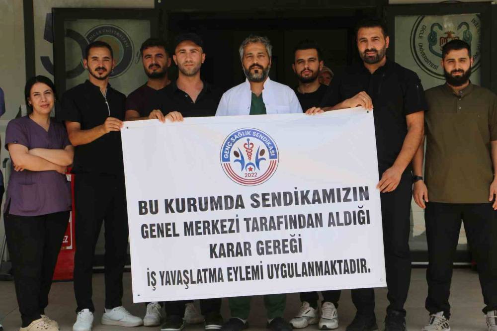 Dicle Üniversitesi Diş Hekimliği Fakültesi’nde İş Bırakma Eylemi