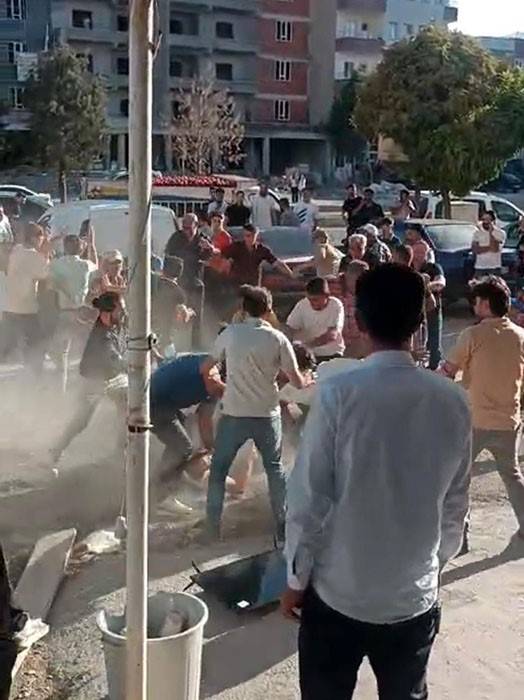 İki grup arasında Taşlı Sopalı Kavga: 6 Yaralı