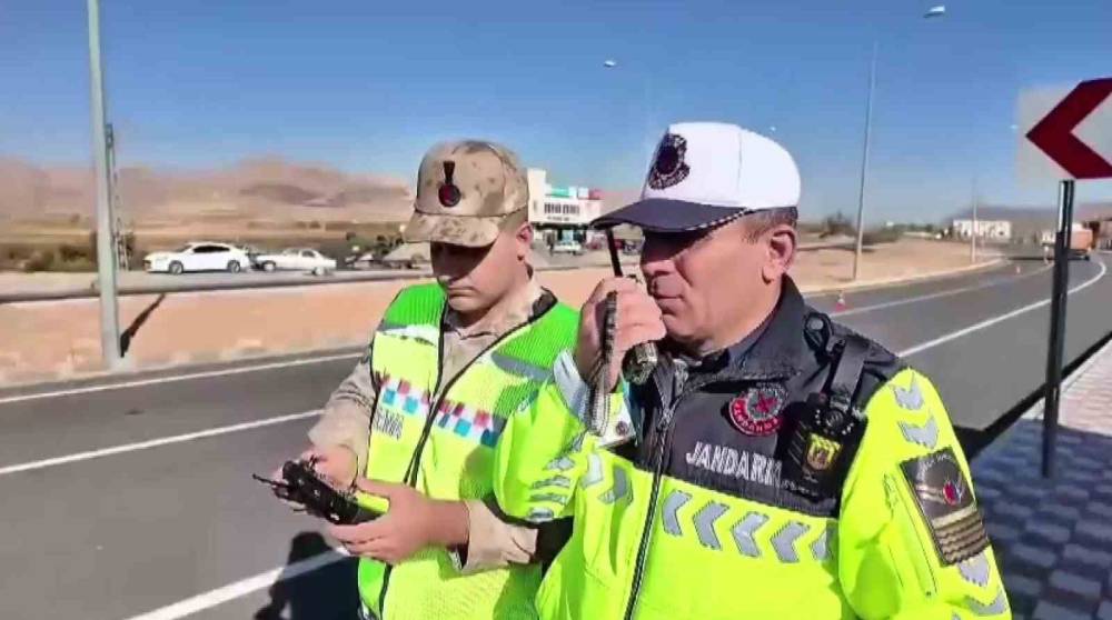 Gercüş’te Dron Destekli Trafik Denetimi