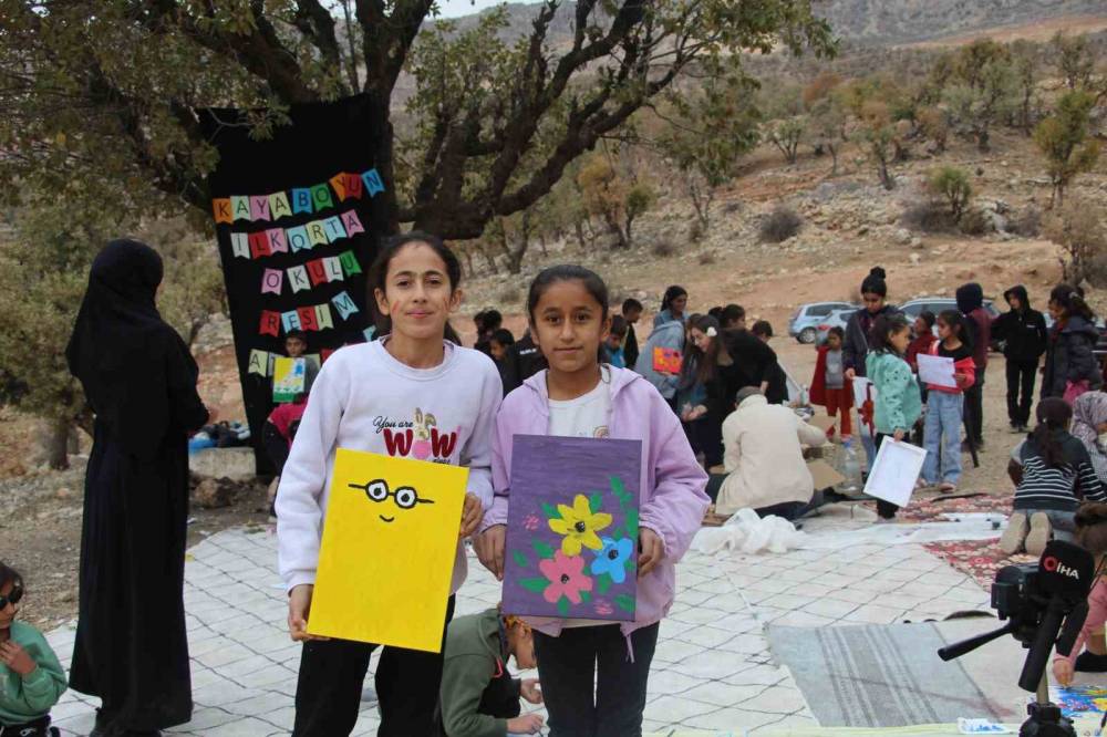 Şırnak'ın Gabar Eteklerinde Umutlar Tuvale Yansıdı