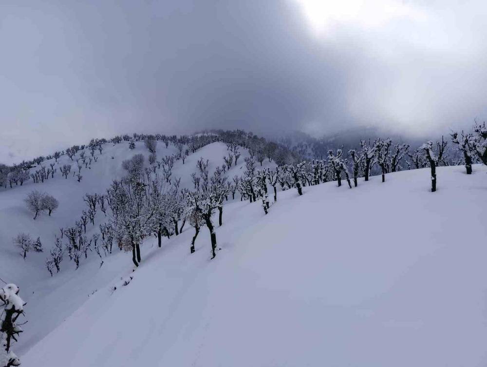 Batman Kırsalında Kar Kalınlığı 1 Metreyi Aştı, Yollar Kapandı