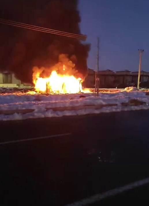 Diyarbakır’da Trafo Alev Aldı