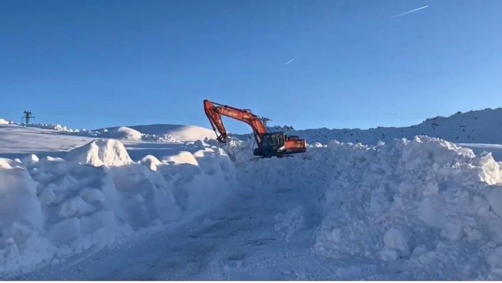Şırnak’ta Kar Mesaisi Devam Ediyor
