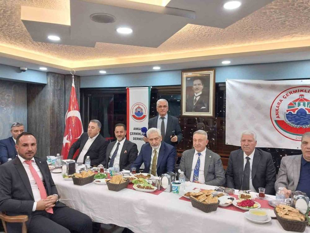 Ankara’da Yaşayan Çermikliler İftar Yemeğinde Buluştu