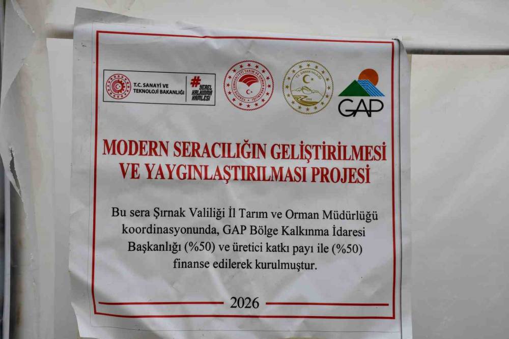 Devletten Aldıkları Yüzde 50 Hibe İle Ailelerin Kurduğu Seralar Gelir Kaynakları Oldu