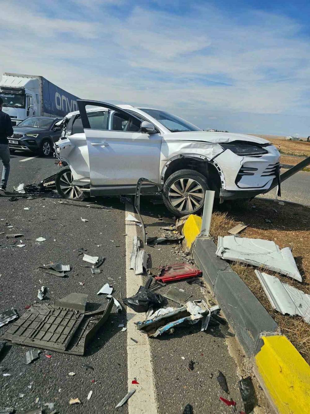 Mardin’de Zincirleme Trafik Kazası: 5 Yaralı